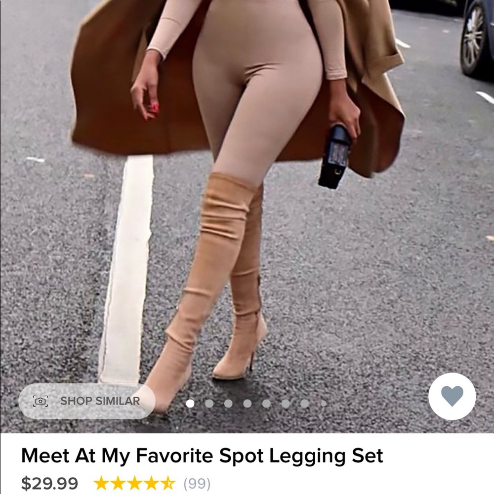 Long sleeve crop top Legging set from Fashion Nova - Picture 3 of 4
